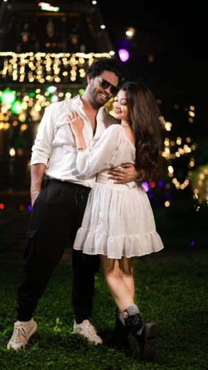 Neema Mathew Instagram - Teddy bear naa unakku 🩵😘

#sanjutechy #nannuzzz #couplegoals #tamil #love #tamilnadu #happiness
