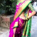 Neetha Shetty Instagram - GULABI SADI.. #gulabisadi🌸💗 #gulabi #saree #sareelove #sari #navsari #navari #pinksaree💗 #