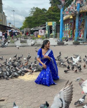 Neethu mohan Instagram - Semi silk georgette dyeable sarees