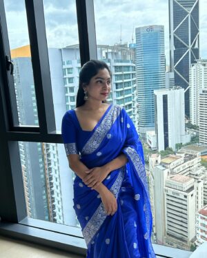 Neethu mohan Instagram - Semi silk georgette dyeable sarees