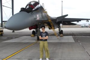 Neeti Palta Instagram - People pose with cars and bikes, but this is how I roll. 
.
(Posted with permission)
#iaf #indianairforce🇮🇳 #jaihind🇮🇳