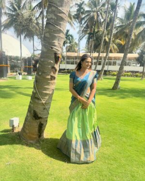 Neha Deshpande Instagram - A bit of Telugu Ammayi 💕