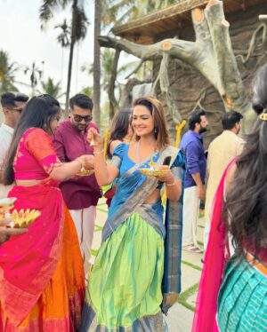 Neha Deshpande Instagram - A bit of Telugu Ammayi 💕