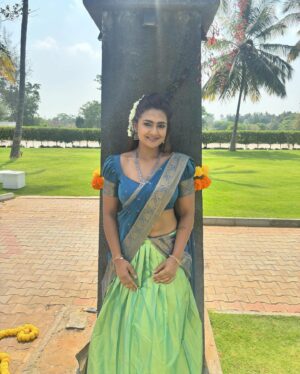 Neha Deshpande Instagram - A bit of Telugu Ammayi 💕