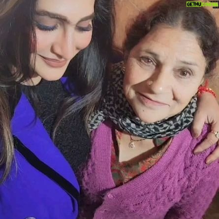 Neha Saxena Instagram - It's so painful to say bye to her whenever I leave out of town for work .This was one of the longest time I stayed at Dehradun Home and trust me every ounce of my Heart and Soul is shivering before leaving from here but going with a promise that I will come back to you soon mumma π€πβ€οΈ Till then you please take care of yourself and keep Smiling rest I will handle.I am already missing you in car .I will miss ur wakeup call with a cup of nice coffee . I am gonna miss all the pampering .I am gonna miss our cuddles our talks our walks our silence our laughs. Don't worry I am gonna trouble you with my Video calls π€£π€£π€£πππ€π€©πβ€οΈππ€ Love you unconditionally Maa I am always here for you β€οΈπ€π§Ώπ§Ώπ§Ώ No matter how far I go for work You and Your thoughts are always with me β€οΈπ€π and I am just a msg away . God bless you my super woman π€β€οΈπ§Ώ Annu Saxena ππ§Ώ See you soon my Valentine My Lifeline Your Kittoo πβ€οΈπ€π§Ώπ§Ώπ§Ώπ§Ώ Jai Mata di πππππ±π§Ώ