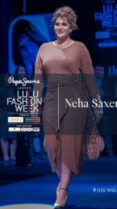 Neha Saxena Instagram - Neha Saxena, the embodiment of Indian grace and allure, stole the spotlight at LuLu Fashion Week 2024 in a mesmerizing showcase at LuLu Mall, Bengaluru, leaving the audience spellbound with her undeniable charisma and effortless style Pepe Jeans presents LuLu Fashion Week 2024, powered by Amukti and Peter England, in association with Louis Philippe, Croydon UK and Sin Denims. 📍LuLu Mall Bengaluru 📆 May 10–12