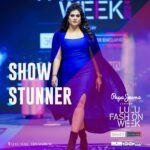 Neha Saxena Instagram - Neha Saxena stole the spotlight at Lulu Fashion Week 2024 Trivandrum, embodying the essence of travel chic with American Tourister’s stunning collection. It was a Jet set with style and grace! ✨✈️ Pepe Jeans presents LuLu Fashion Week 2024, powered by Amukti and Peter England, in association with Louis Philippe, CROYDONuk and Sin Denim. 📍LuLu Mall Trivandrum 📆 15th - 19th May #TrivandrumTakesOver #LuluFashionWeek24 #lulumalltrivandrum #brandshow #showstoppers #fashiontrends
