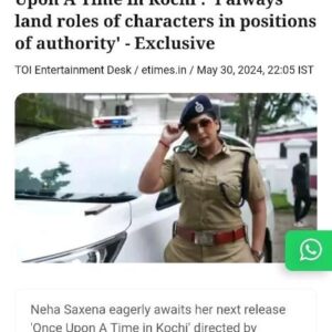 Neha Saxena Instagram - How many of you have watched our film "Once upon a time in Kochi " ? If yes then drop your feedback if no then plz do watch it in your nearby theatres with your friends and family ❤️🎬🎭🌟💫 

https://timesofindia.indiatimes.com/entertainment/malayalam/movies/news/neha-saxena-on-her-role-in-once-upon-a-time-in-kochi-i-always-land-roles-of-characters-in-positions-of-authority-exclusive/articleshow/110571361.cms

@nehasaxenaofficial @teamnehasaxena #nehasaxena #godsblessedchild😇 #malayalam #movie #release #timesofindia #article #kochitimes #audiencelovesupportandblessings #gratitude #forever #socialmedia #trendingnow #trendingpost #trendingreels #trending #iloveuall #godblessusall #jaimatadi #omsairam #om 🙏🕉🛕📿🧿🎭🎬🌟