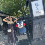 Nene Shida Instagram - 熊本旅行記🐻 アプリ『au5Gチャンネル』で動画公開してます☺︎ スマホから誰でもご視聴いただけます！ いつもと違う空間や時間を過ごして、 大自然や温泉に癒されてきました💭 初めて行く熊本城も圧巻！ 美味しいグルメも😋 旅行って楽しいですね✨ 皆様もぜひ、旅行をしてみては🍀 #au5Gチャンネル #HIS
