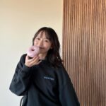 Nene Shida Instagram - 🍩 最近食べすぎちゃって3キロオーバー中 来週撮影だし、そろそろ気をつけなきゃ🔥 にしても、さくら味のドーナツ美味しすぎる、、🤤 #ミルクフェド #milkfed