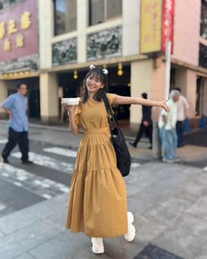 Nene Shida Instagram - 🐼
お仕事終わりにマネージャーさんと横浜中華街へ✨

パンダの耳もゲットして存分に楽しんできた☺︎
焼き小籠包と台湾ねぎクレープと台湾かき氷食べた🤤

@limue_official のセットアップ🫶🏻
セットアップって色んな着こなしできるから、これからの季節が楽しみ‼︎

#limue