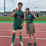 Nene Shida Instagram - 🐗🏉 本日も『ラグビー情熱TV UNITY🏉KANAGAWA』ご覧いただきありがとうございました😊 そして、今日は相模原ギオンスタジアムに行ってきました☺︎ 三菱重工相模原ダイナボアーズのホスト最終戦を全緑リポートしてきたので、放送をお楽しみに💫 ラグビーの現地観戦も楽しいです！ #過去の放送は公式youtubeで観られます☺︎