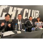 Nene Shida Instagram - 🥊 YA-MAN選手プロデュースの新格闘技『FIGHT CLUB』にてゲスト実況をさせて頂きました！ グローブもルールも対戦カードの組み合わせも、いつものRISEとはまた違った試合を魅せていただきました✨ 何と言ってもメインマッチのあの瞬間！！ すごいものを目の前で見られました🔥 one-piece @lagunamoon_com #試合後に解説チームでパシャリ！ #原口選手がいませんが💦 #クロクルで一緒のあかねさんともパシャリ♡