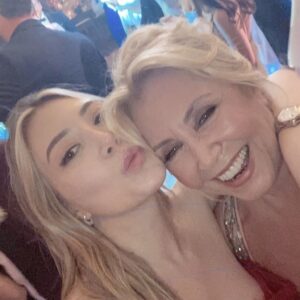 Nergis Kumbasar Instagram - Me and my baby in red❤️