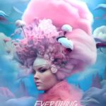 Netta Instagram – Taking a second to appreciate how epic the artwork for EVERYTHING is !!! Shoutout to @tal.zagreba.art and @avoxvision_il for the design and making me look like a cotton candy goddess 💎💗💎