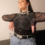 Netta Instagram – That moment in front of the mirror when I fall in love with myself before I go on stage, is a ritual so important for a good show. I am evolving and changing and it’s scary, the love you give me here and onstage is so overwhelming and uplifting. 
Thank you :) 
and of course a glam team don’t hurt✨

Im wearing @arketa_official 💀
Styled by me and @itay_bezaleli 
Mu : @mattansabag