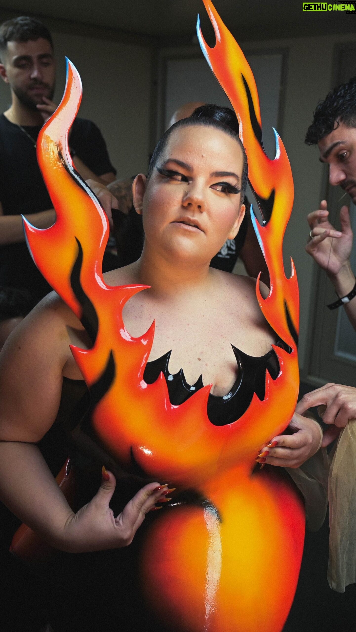 Netta - 7.2K Likes - I finally got to collaborate with the legendary @offernissimofficial and together with @iamelsiebay we created a dark party track that feels great in the body when you play it!
I’m incredibly lucky to be a blank canvas for my friends, who are also unbelievably talented artists: Divinely designed by@alonlivne perfectly executed by @mustache_art_studio
Mastered by @itay_bezaleli
@eranis
@avimalka1
@orendanziger
@itaibarrr corset master
@shirazitlv @n.gesundhait is a force to be reckoned with✨
Let it Burn, Let it Burn, Let it Burn 🔥
