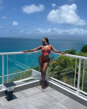 Neverly Paris Instagram - Welcome to Guadeloupe 🌺 ( swimwear by @prettylittlething )