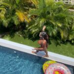 Neverly Paris Instagram – Welcome to Guadeloupe 🌺 ( swimwear by @prettylittlething )