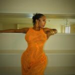Neverly Paris Instagram - Orange 🧡 Designer @beatricestenmark Dressed by @onlinejamil @nahlabutterfly 📸 @denzii