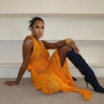 Neverly Paris Instagram - Orange 🧡 Designer @beatricestenmark Dressed by @onlinejamil @nahlabutterfly 📸 @denzii