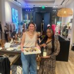 Nia Vardalos Instagram - Thank you @lsloane14 & @bashparis for the sumptuous feast among the Parisian fashions in the elegant Beverly Hills store. We shopped! It was a fun night devouring the new spring line and the @jonandvinnydelivery pasta. Thank you #bashparis !! #shopping #paris #beverlyhills 👗 👜 👢 🍝