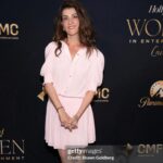 Nia Vardalos Instagram - Thank you @hollywoodreporter & #paramountplus for the Toronto celebration and honor of including me on the first ever Canadian women’s power list. It was an illuminating experience to be on the #directorspanel with Mina, Kari & Tracey (@minashum8888 @kari.skogland @traceydeer) all wonderfully moderated by Johanna Schneller. Thank you Perry Zimel and Daniel Abrams of @oazinc ! Dress by @ramybrook jewels by @ireneneuwirth shoes by @dolcegabbana glam by @alicia.nikole … and as always my glowy moisturizer is by @lamer and tanned legs 🤣 by my beloved @wolford ❤️ #womeninfilm #director #filmmaker #screenwriter #hollywood #canada #women