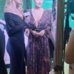 Nicky Whelan Instagram - All things good for planet earth… Thankyou @driveh2 for having me and @aeraidpr for dressing me. All sustainable fashion. Dress by @taibobacar Jewlery @julienriadsahyoun makeup @sarahsullivanmakeup hair @armyzand thanku @creativeprinc #sustainablefashion #gogreen 💚🤍💚