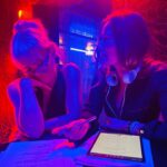Nicky Whelan Instagram - Fancy lights and fancy location … I’m thrilled to be a part of this movie we are currently filming … I finally get to be directed by the magical @undertheseascout I love you ! #moviemaking #hollywood #BringingTheLaw 👄🎬💵