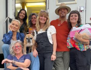 Nicky Whelan Instagram - In great company this last month. I love being on the road🎬I adore this cast and crew ❤️Didn’t want this one to end😔Thankyou to my long time friend and badass director @rajajcollinss 🎥🎞️🔥