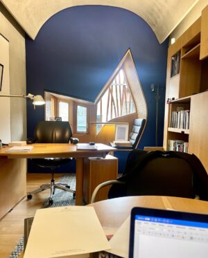 Nicola Sturgeon Instagram - My new office in @scotparl nestled in the far corner of the building, looking out onto Salisbury Crags, is always lovely and bright