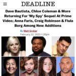 Nicola Correia Damude Instagram - So excited to be able to share! The #MySpyMovie Sequel is COMING!!! I had such an AMAZING time making @myspymovie with this Amazing team and I’m over the moon to be returning to these characters. Can’t wait for you to see what FBI Agent Christina is up to now. More info and BTS to come!❤️🎉 🎉 @davebautista @kenjeong @k.schaal @chloecolemanact @annafaris @mrcraigrobinson @flula @noahdanby #davebautista #kenjeong #annafaris #craigrobinson #actioncomedy @primevideo #primevideo