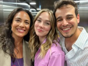 Nicola Correia Damude Instagram - Thinking about these two Beauties today.❤️ The kindest, most thoughtful, bright, empathetic, funny and talented friends I could ever wish for. I’m so grateful to have them in my Life. Happy @tessamossey and @albertorosende Appreciation Day!❤️🎉❤️ @shadowhunterstv #shadowhunters #paris #friendship #buddies #simonlewis #heidimckenzie #maryselightwood #love #albertorosende #tessamossey