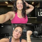 Nicola Correia Damude Instagram - #measureyourpowernotyourdresssize ❤️Finding physical strength and Power through exercise was the initial motivation for my # but the reality is that true Power has many elements: Mental, emotional, physical, spiritual, the list goes on. I saw an eating disorder councillor for the first time right before my battle with COVID last Summer. Both experiences made me want to re-evaluate my relationship with #exercise and my Body. To check in and make sure that exercise was still a positive, healthy outlet for me, that it hadn’t become an obsession or another way to try and change my Body to meet unrealistic standards of beauty. Much like the toxic “wellness” industry, exercise is often used to promote the idea that, as women, we aren’t enough the way we are. That we need to change ourselves, work harder and spend more money to have value. It’s all part of the machine. So I took a few months to stop all workouts. I gave myself permission to stop, to know that my body might change, that I may “lose ground” with the progress I’ve made physically or gain weight. And I’ll be honest, the fear that I felt about those things was concerning and proved that I’ve still got a long way to go with my #selfesteem and eating disorder journey. But I also discovered that exercise really is about more than body image for me. I really missed my workouts. They help my mental health, physical health, make me feel empowered and offer opportunities for community. It’s a balance and it’s NOT healthy for everyone. So now I am back to my old fitness routines but with a consciousness that I didn’t have before. Listening to my body and emotions more. Putting less pressure on myself and resting when I need to rest. This F%*ked up culture has been hurting my relationship with my Body since I was a child but that doesn’t mean I don’t have the Power and Strength to change that with time. It’s not our fault that we ended up with these negative feelings about what we see in the mirror but we owe it to ourselves not to let this pain define us forever. And that my Loved ones is where the Real Power is.❤️ @shadowhunterstv #shadowhunters #bodyimage #womenwholift #womenempowerment #nofilter #fitness #cbcq