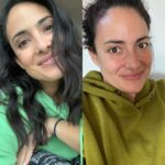 Nicola Correia Damude Instagram - In case you need reminding today… The Woman on the left: It took a hair and makeup team two hours to achieve this look. A big production company paid for the haircut, the makeup and the stylists who executed it. Also, no one sits like that in real life. Ever. The Woman on the right: This is how she looks in real Life. She is just as Beautiful, Valuable and Loveable as the Woman on the Left. In fact, in my opinion, she is even more of those things because she’s real. She’s working, she’s aging, she’s tired, she’s Happy. And she sits in comfortable positions on her couch. In case you needed reminding today, the next time you look at the Women on your Screens and in your Magazines and feel bad about yourself, remember that they don’t look like that either. It’s a construct. It’s a way to keep us buying products and paying for diet programs. Look however you want, do whatever you want with your appearance, no judgment, no shame. Whatever makes you feel good in your skin. But don’t do it because of what Women in the media look like. Because they don’t look like that. And you look exactly how you’re supposed to look. You are the perfect you.❤️ #measureyourpowernotyourdresssize #unfiltered #women @i_weigh @jameelajamilofficial #bodypositivity #bipoc @shadowhunterstv #representation @cbcq @huffpostcanada #shadowhunters #womensupportingwomen #actra #womenempowerment @_support_women @actradiversityto @actratoronto @actranational
