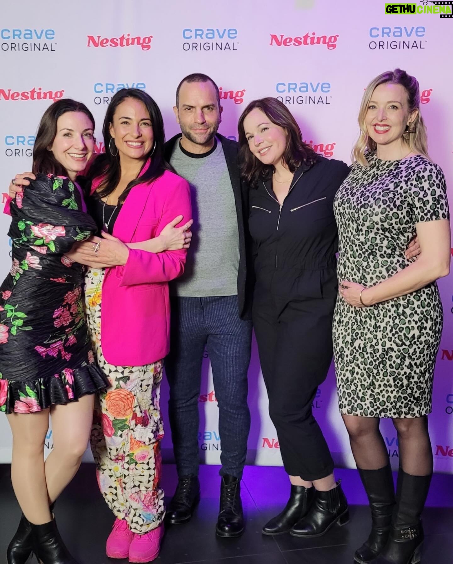 Nicola Correia Damude Instagram - NESTING is on @cravecanada now! I could not be more excited for my Brilliant friends @rosalaborde and @ladyhardwick to finally have their incredible series out for all to see!🎉 I had such an amazing time working on it (episode 3 “More-some”). I haven’t laughed that hard in a very long time and my co-stars Carlos Gonzalez-Vio and @rachelalexandrawilson were the best collaborators and fictional co-parents I ever could have wished for.🤣 Also starring my Loved ones @salvatoreantonioofficial and @lisaberrylive 🎉🎉🎉 Please check out the show and enjoy this hilarious, honest, poinient and awesome story!❤️❤️❤️ #nesting