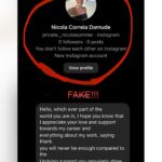 Nicola Correia Damude Instagram - NOT ME! This is a FAKE Account spamming my followers. PLEASE REPORT! Thank you! @instagram @instagramforbusiness #instagram #spam