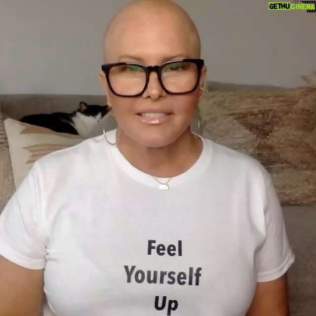 Nicole Eggert - 3K Likes - Can we talk abt the little side affects nobody mentions? 😂 And don’t forget to #feelyourselfup !!!