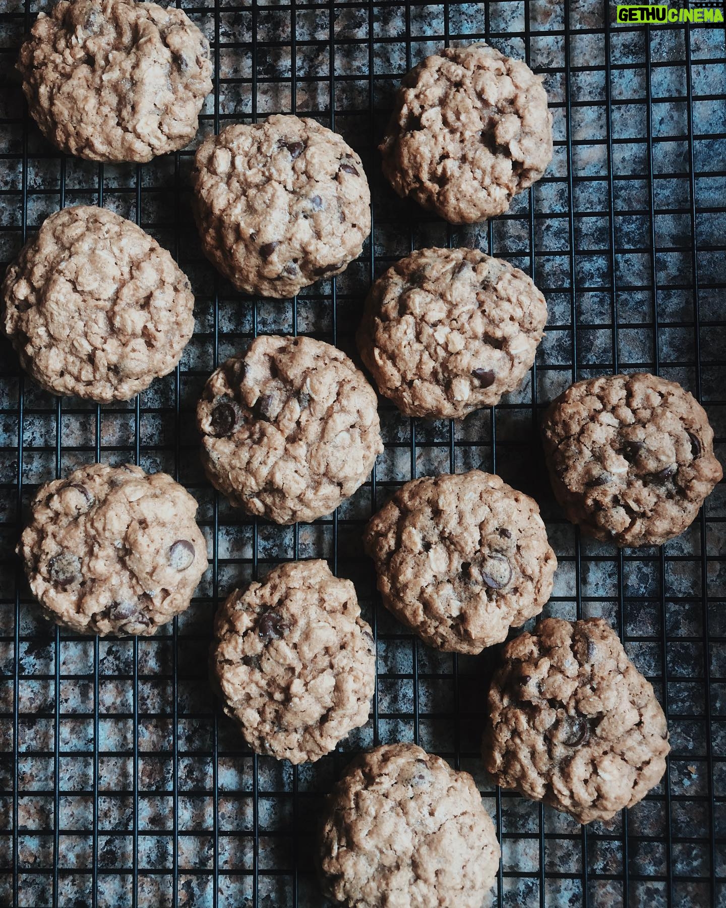 Nicole Gale Anderson - 1.4K Likes - @chelseasmessyapron ‘s Oatmeal Chocolate Chip Cookie recipe has been my go-to lately. It has a perfectly perfect chewy texture, buttery flavor and packs my favorite combo of chocolate sea salt. 🤤 So, so good. I’ve been able to replace the all-purpose flour with Bob Red Mill’s 1-to-1 GF Flour without any issues. I’m also going to experiment with replacing the refined sugars with coconut sugar for a more guilt-free version next time, but this recipe is definitely worth a try as-is for any baking enthusiasts wanting to pass the time at home right now. Link to recipe is in the comments. Enjoy! 🖤 #stayhome #stayhealthy #staysafe #bakethebluesaway