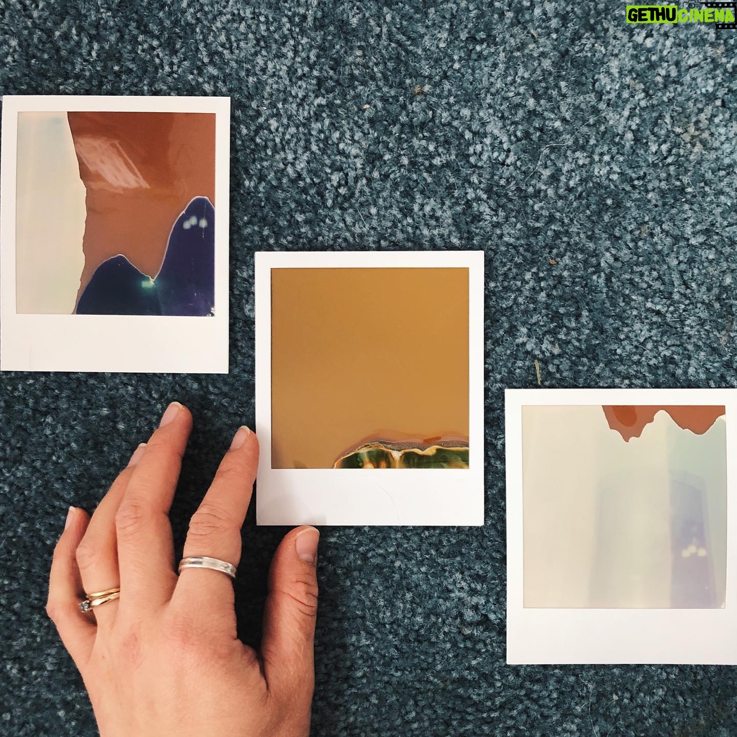 Nicole Gale Anderson - 1.1K Likes - When your Polaroid film turns to shit but you’re kind of ok with it bc it ends up looking like abstract art. 🤷🏽♀️ #lemonsintolemonade