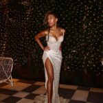 Nicole Beharie Instagram - Clive Davis Pre Grammy Gala 👗@liastubllaofficial, 💍 @sifjakobsjewellery 💄 @savvystarbeauty Stylist @jenniferudechukwu 🌸 #nicolebeharie