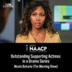 Nicole Beharie Instagram - Honored. Chris Hunter gets to go to the party!! Thank you #naacpimageawards @naacpimageawards @appletv @themorningshow #themorningshow