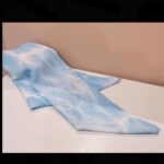 Nicole Ishida Instagram - まとうことで、水をまもる 「TRUE BLUE TEXTILE」 プロジェクト。 ファッションの環境問題をみんなで考えるため、日本の美しい水をまとうことで守っていこうというプロジェクトです☺ 水の排出量が少ない捺染機で作ったスカーフは、日本一の水質が綺麗な、高知県仁淀川の水面をプリントしているのです！水が大好きな私にとって、少しでも日本の水を守れる力になれるならと、スカーフ使ってみました 綺麗な水色なので、カバンに巻いたり、ヘアバンドにしたりいろいろ使えそう^ ^ こちらの生地は限定配布されているので応募すればもらえるとのことです☺ さらに渋谷PARCOで3/16-/317、京都市京セラ美術館で3/22-3/24まで展示会もあるみたいなので、気になる方はチェックしてみてください☺ #PR #京セラ #まもるためにまとう #truebluetextile #forearth @kyocera_official
