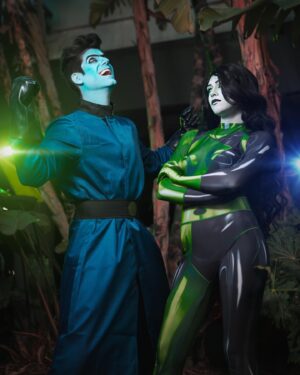 Nicole Maines Instagram - Drakken: "Keep it up, Shego, and you'll see plenty of the mad!"
Shego: "Ooooh, scary man."
.
📸- @photosaiyan