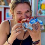 Nicole Maines Instagram – We went to @reds_eats for the world’s best lobster roll. Checks out. 💯🦞 #Maine #Goodtobehome