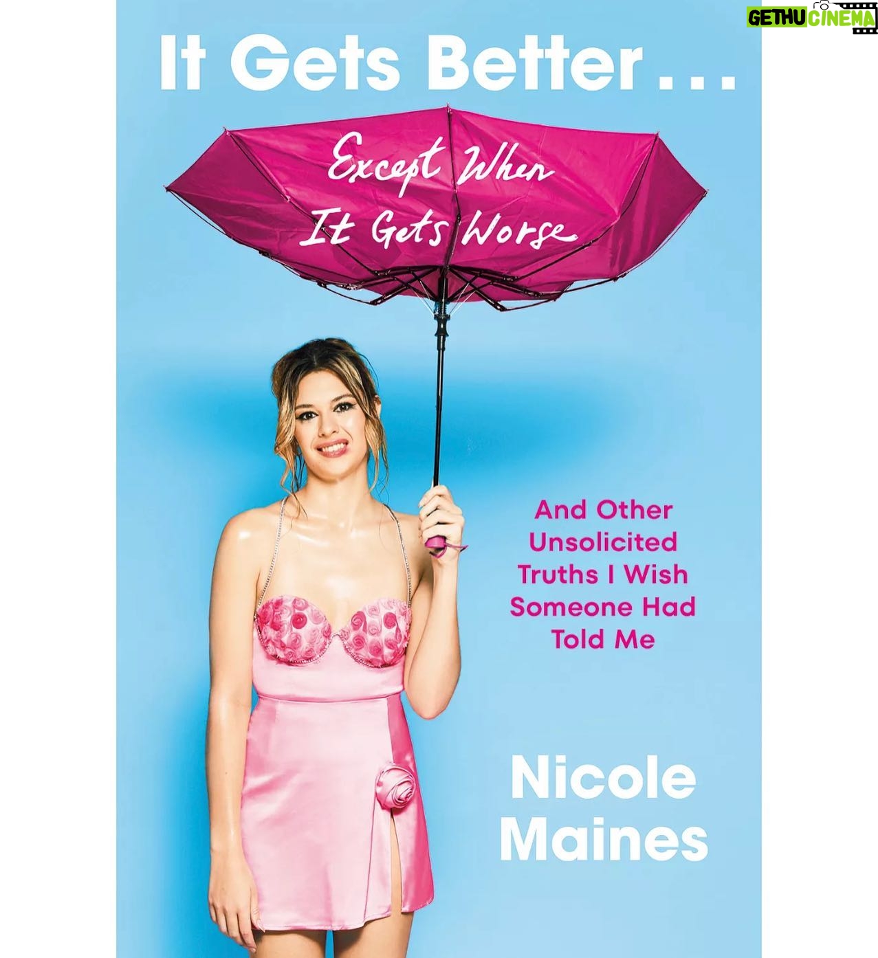 Nicole Maines Instagram - For a long time, I tried and struggled to find a space to use my voice and share my thoughts. I attempted to use my social media platforms for that purpose, but I found more times than not that I was running up against an immovable wall of online trolls and bigots. I needed a way to be able to say what I needed to say without inviting a pointless debate over my own humanity. I was able to do that with this book. Over the course of writing It Gets Better, what started as a memoir became a collection of the thoughts, feelings and fears that occupy my brain while I try to keep my grip on my own sanity as the world devolves around me. It’s more fun than I make it sound. “It Gets Better… Except When it Gets Worse” it’s shelves October 15 #book #bookannouncement #memoir #actor #actorslife