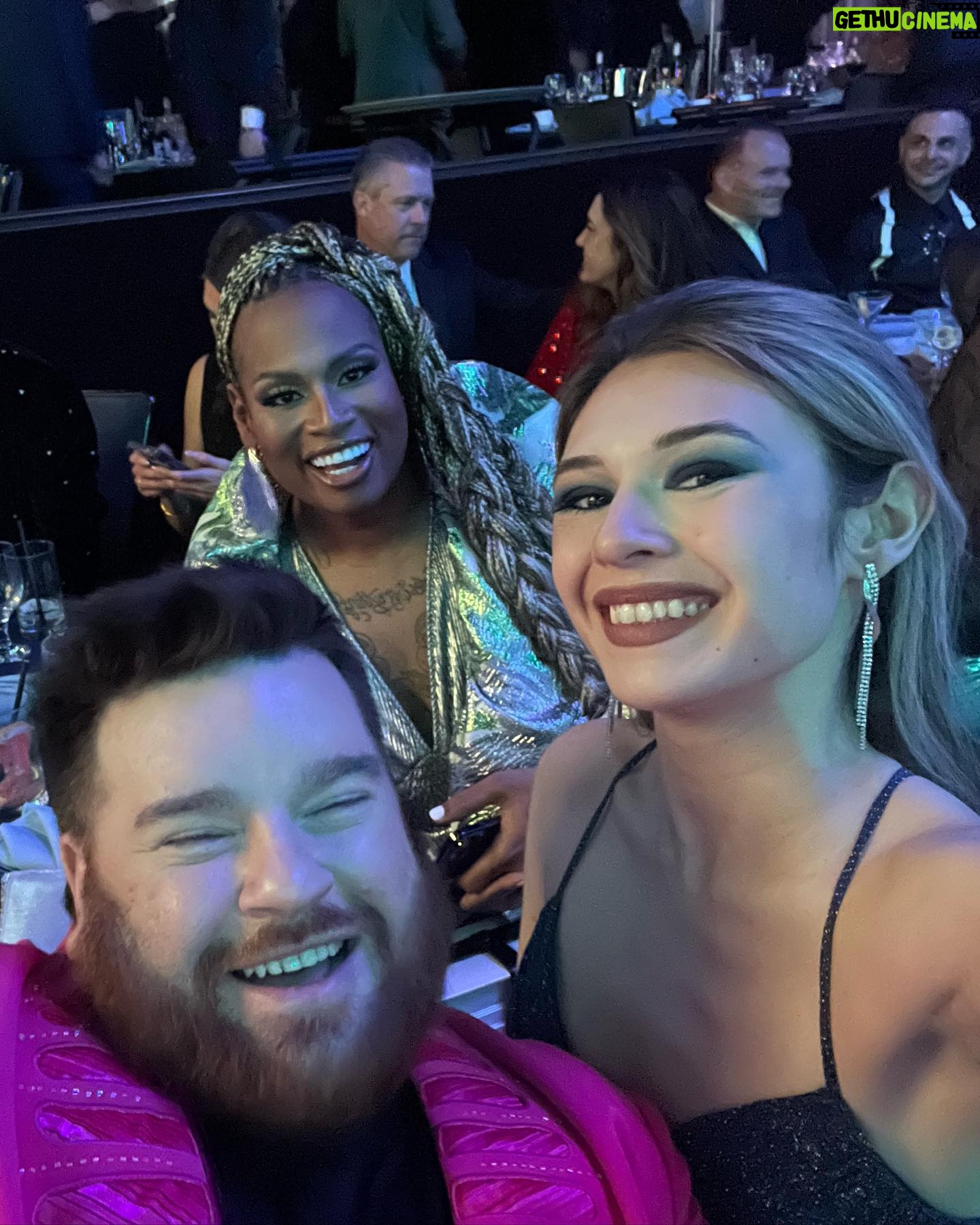 Nicole Maines - 32.3K Likes - I had such a magical time at the #glaadawards last night. New friends, old friends, and lots and lots of legends! Congratulations to all of the nominees who are moving the needle forward for representation throughout media. And special congratulations to the entire cast and crew of @yellowjackets on their WIN!