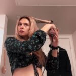 Nicole Maines Instagram - @edreehair sent me their Bella Hot Air Styler and I learn how to do my hair at 26