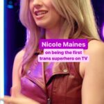 Nicole Maines Instagram - To more firsts for trans representation – and seconds, thirds, & beyond. Happy #TransDayOfVisibility! 🏳️‍⚧️🤍 Thank you, @nicoleamaines, for a truly iconic episode of #LogoSpill with @johnnysibilly! Watch now at the link in bio.