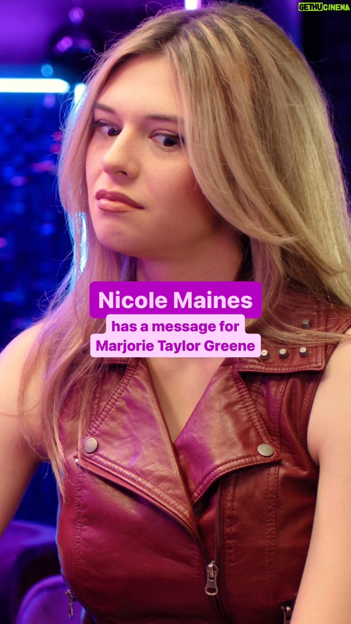Nicole Maines - 15.9K Likes - And now, a message for #MarjorieTaylorGreene from @nicoleamaines (aka, #JuliaSugarbaker) ☀️
Go to our link in bio for more #LogoSpill with Nicole @johnnysibilly!